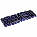 Teclado Gamer Hydra 107 Teclas + 12 Multimídia Com Led Azul Sensacao Tecla Mecanica - Gt700